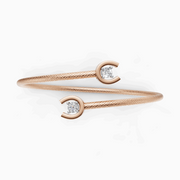 Infinity Bond Bracelet - 18Kt Rose Gold vermeil